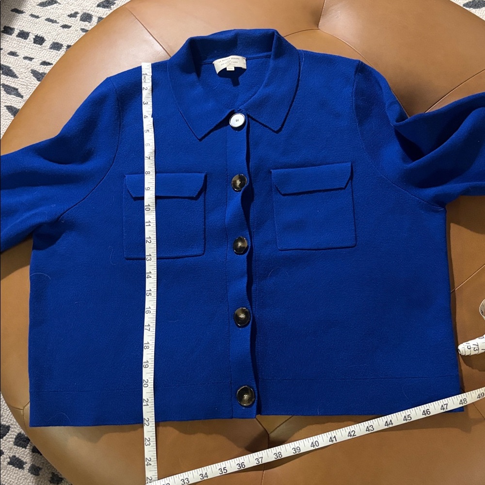 Sezane Cobalt Betty Cardigan sz xxxl, US14 - Picture 2 of 9